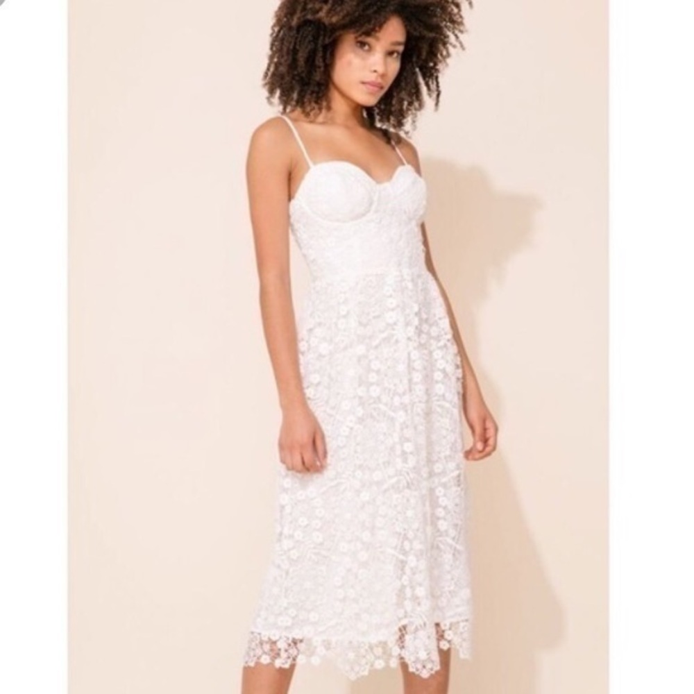 New Women’s YUMI KIM Prima Donna White Dress sz M
